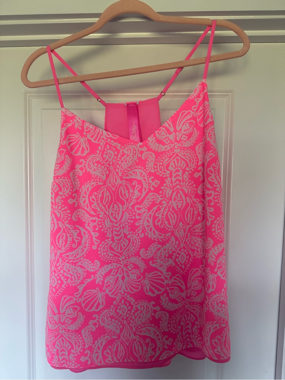 Pink Printed Reversible Dusk Camisole Top Havana Pink and Clawdia Print